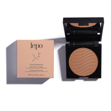 Lepo XLENT BRONZER Συμπαγής Πούδρα Bronzer με Φυτικά Κεραμίδια και Εκχύλισμα Αγριοκάστανου Ν.11 9g